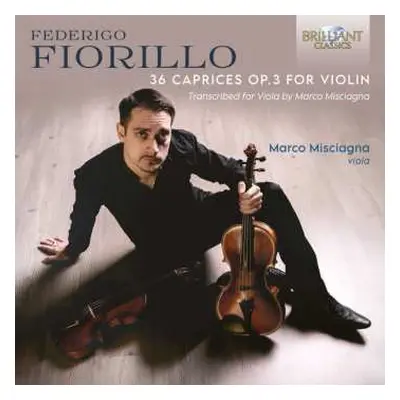 CD Federigo: Capricen Für Violine Op.3 Nr.1-16 (arr. Für Viola)