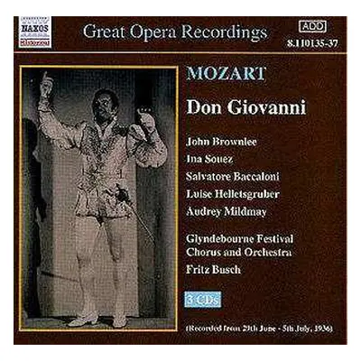 3CD Wolfgang Amadeus Mozart: Don Giovanni