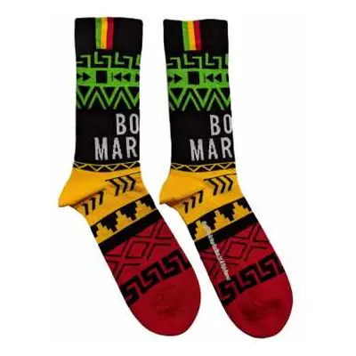 Bob Marley Unisex Ankle Socks: Press Play (uk Size 7 - 11) 42 - 47