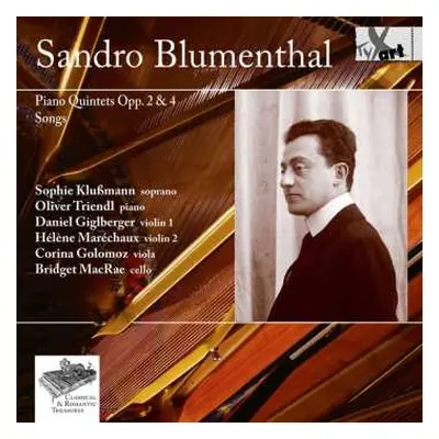 CD Sandro Blumenthal: Klavierquintette Opp.2 & 4