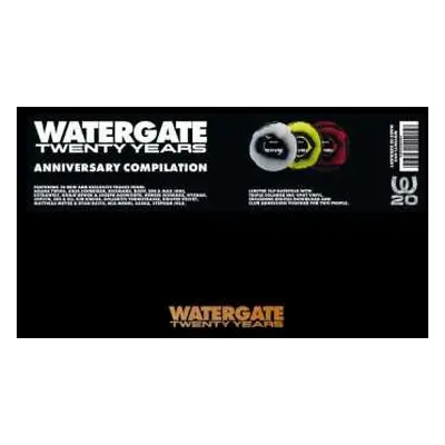 3LP Various: Watergate Twenty Years Anniversary Compilation LTD | CLR