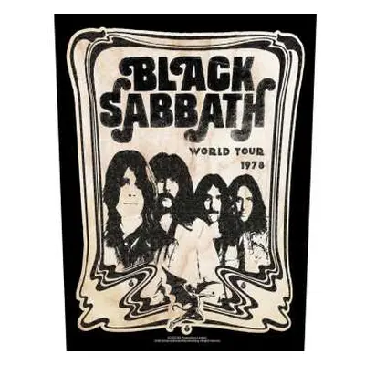 Black Sabbath Back Patch: World Tour 1978