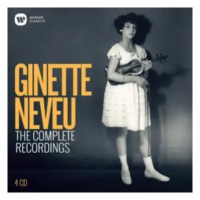 4CD/Box Set Ginette Neveu: The Complete Recordings