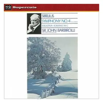 LP Jean Sibelius: Symphony No. 4 In A Minor / Rastakava / Romance In C