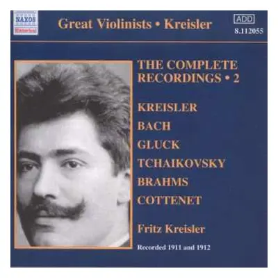 CD Fritz Kreisler: Fritz Kreisler - The Complete Recordings Vol.2