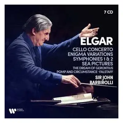 7CD/Box Set Sir Edward Elgar: Cello Concerto, Enigma Variations, Symphonies 1 & 2, Sea Pictures