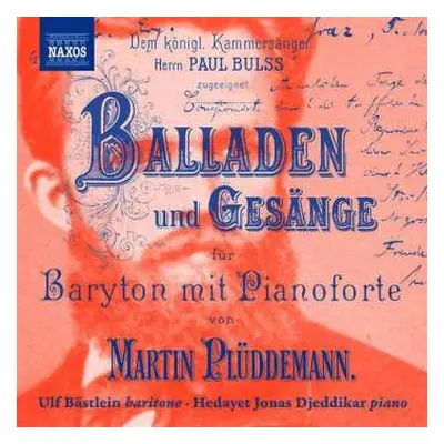 2CD Ulf Bästlein: Balladen Und Gesänge Für Baryton Und Pianoforte