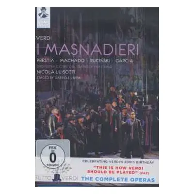 DVD Giuseppe Verdi: Tutto Verdi Vol.11: I Masnadieri