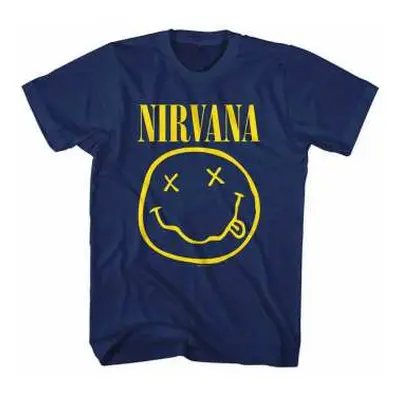 Nirvana Unisex T-shirt: Yellow Smiley (xx-large) XXL