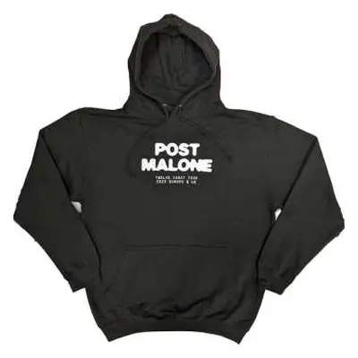 Post Malone Unisex Pullover Hoodie: Fangs 2023 Tour Dates (back Print & Ex-tour) (medium) M