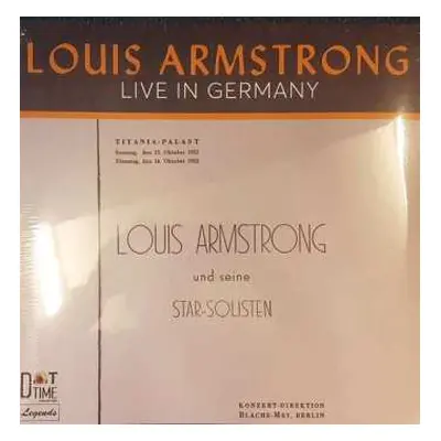 LP Louis Armstrong: Louis Armstrong: Live In Germany NUM | LTD