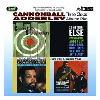 2CD Cannonball Adderley: Three Classic Albums Plus