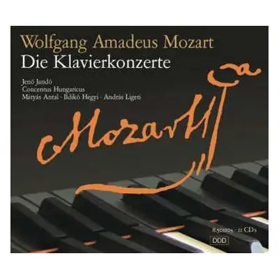 11CD Wolfgang Amadeus Mozart: Sämtliche Klavierkonzerte