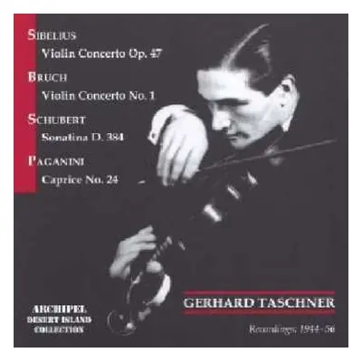 CD Jean Sibelius: Gerhard Taschner Spielt Violinkonzerte