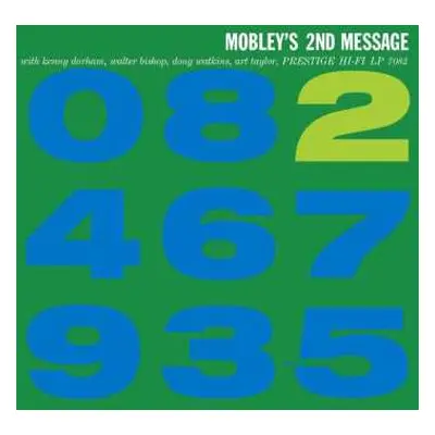 SACD The Hank Mobley Quintet: Mobley's 2nd Message