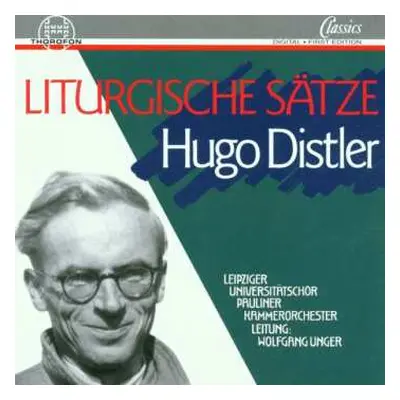 CD Hugo Distler: Liturgische Sätze Op.13