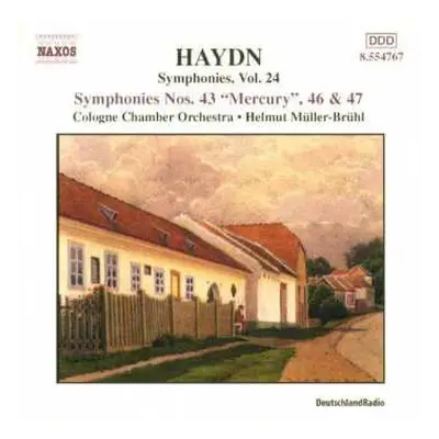 CD Joseph Haydn: Symphonies Vol. 24 - Symphonies Nos. 43 "Mercury", 46 & 47