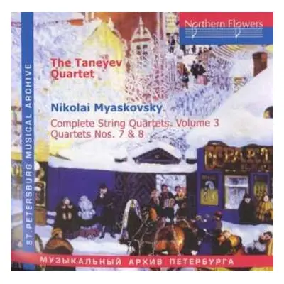 CD Nikolai Miaskowsky: Streichquartette Vol.3