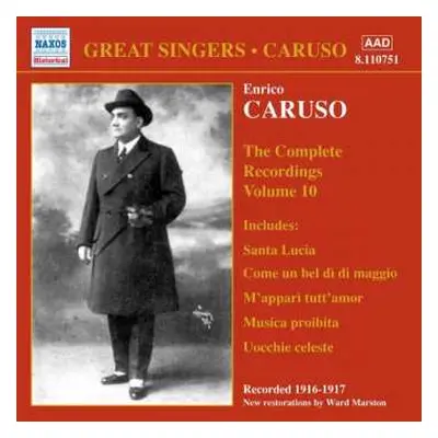 CD Enrico Caruso: The Complete Recordings Volume 10