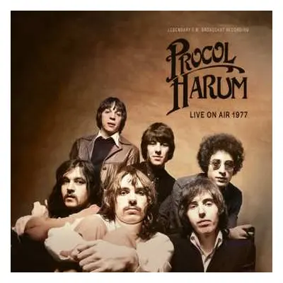 LP Procol Harum: Live On Air 1977 (ltd Clear Vinyl)