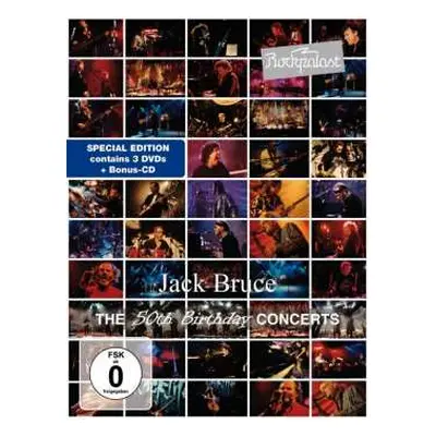 CD/3DVD Jack Bruce: Rockpalast: The 50th Birthday Concerts