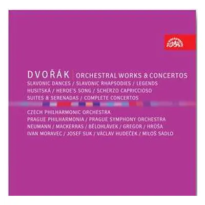 8CD Antonín Dvořák: Orchestral Works & Concertos: Slavonic Dances / Slavonic Rhapsodies / Legend