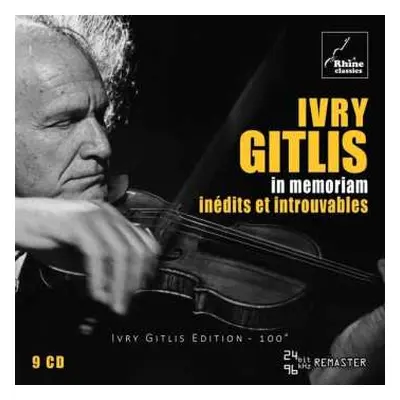 9CD/Box Set Ivry Gitlis: In Memoriam / Inédits Et Introuvables