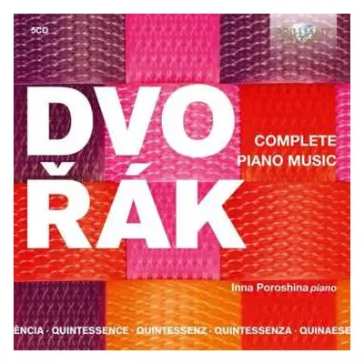 5CD Antonín Dvořák: Sämtliche Klavierwerke