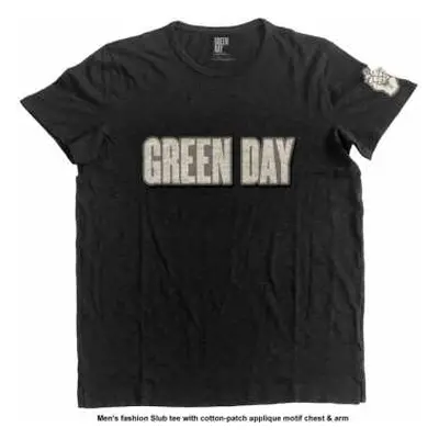 Vyšívané Tričko Logo Green Day & Grenade XXL