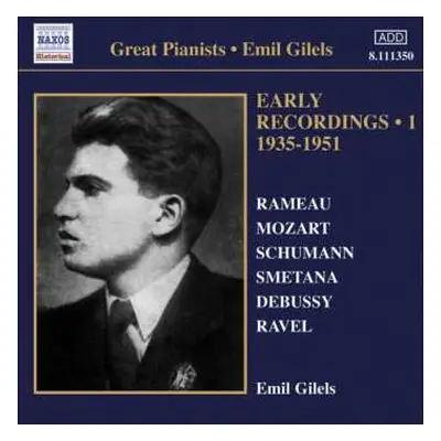 CD Robert Schumann: Early / Recordings • 1 / 1935-1951