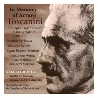 2CD Ludwig van Beethoven: In Memory Of Arturo Toscanini - Tocanini Memorial Concerts