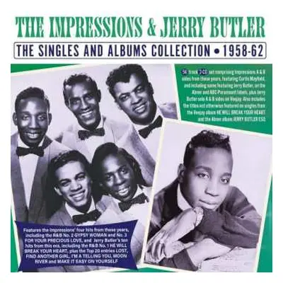 2CD The Impressions: The Singles And Albums Collection 1958-62