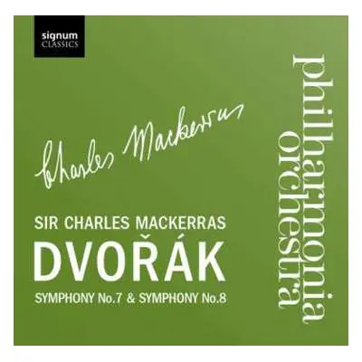 CD Antonín Dvořák: Symphony No.7 & Symphony No.8