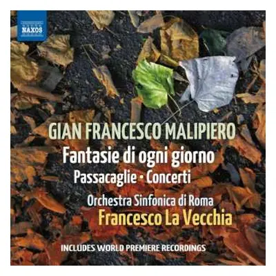 CD Francesco La Vecchia: Fantasie Di Ogni Giorno • Passacaglie • Concerti