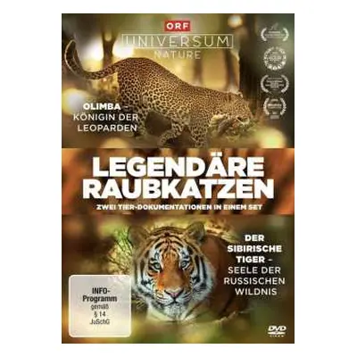 DVD Various: Legendäre Raubkatzen: Olimba - Königin Der Leoparden & Der Sibirische Tiger - Seele