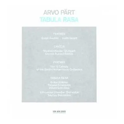 CD Arvo Pärt: Tabula Rasa