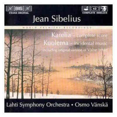 CD Jean Sibelius: Karelia - Complete Score / Kuolema - Incidental Music