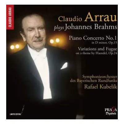 SACD Claudio Arrau: Plays Johannes Brahms: Piano Concerto No. 1, Variations LTD