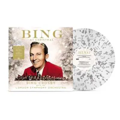 LP The London Symphony Orchestra: Bing At Christmas (limited Edition) (clear & Silver Splatter V