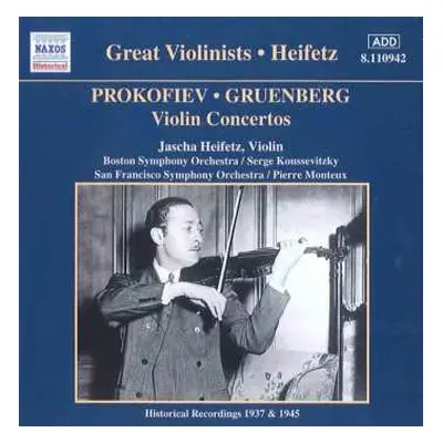 CD Sergei Prokofiev: Violin Concertos (Historical Recordings 1937 & 1945)