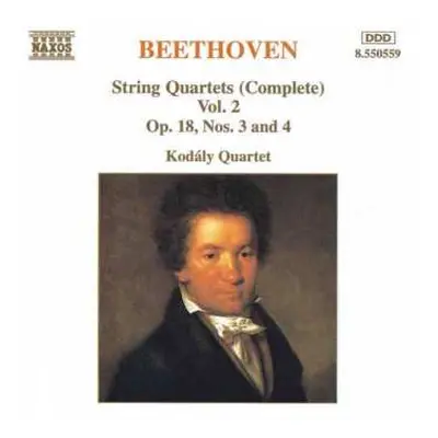 CD Ludwig van Beethoven: String Quartets (Complete) Vol. 2 Op. 18, Nos. 3 And 4