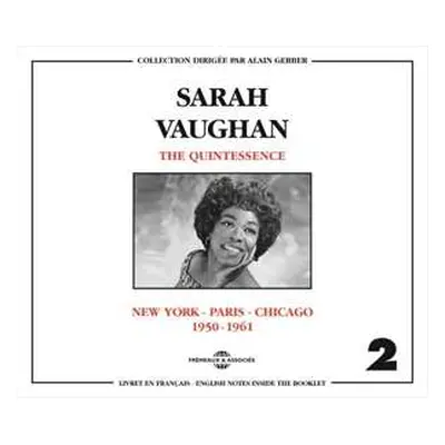 2CD Sarah Vaughan: The Quintessence Volume 2 New York