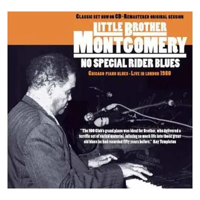 CD Little Brother Montgomery: No Special Rider Blues