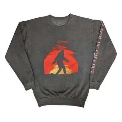 Alice In Chains Unisex Sweatshirt: Sasquatch Sunset (sleeve Print) (x-small) XS