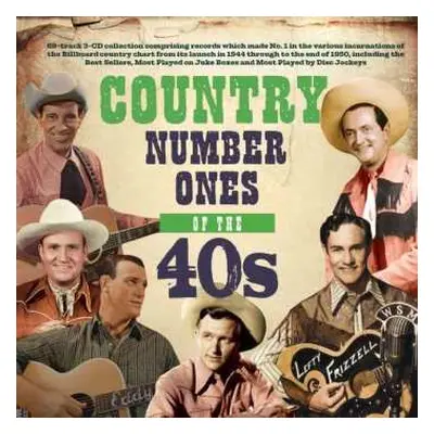 3CD Various: The Country No. 1s Of The '40s