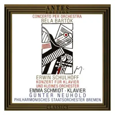 CD Béla Bartók: Konzert Für Klavier Und Kleines Orchester / Konzert Für Orchester