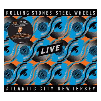 2CD/DVD The Rolling Stones: Steel Wheels Live Atlantic City New Jersey