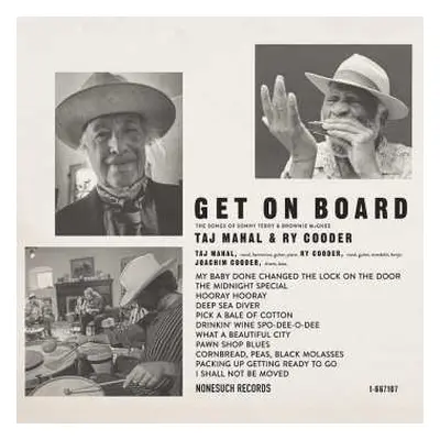 CD Taj Mahal: Get On Board - The Songs Of Sonny Terry & Brownie McGhee