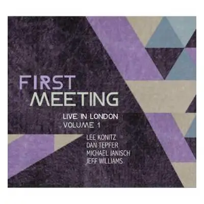 2LP Lee Konitz: First Meeting (Live In London Volume 1)