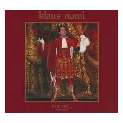 CD Klaus Nomi: Encore... (Nomi's Best) DIGI